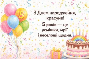 Привітання для дівчинки 5 років: теплі слова, що зроблять свято чарівним