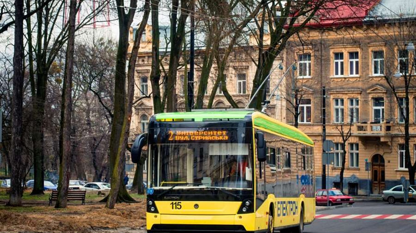 30 тролейбус львів