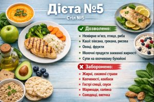 Дієта 5: повний гід зі столу Певзнера для печінки та жовчного міхура